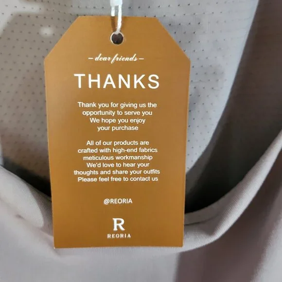 Reoria 2 Piece Loungewear Set Square Neck Flare Leg Size XL Tan NEW - Picture 5 of 13